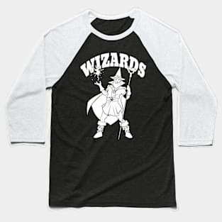 Wizard Mascot Baseball T-Shirt